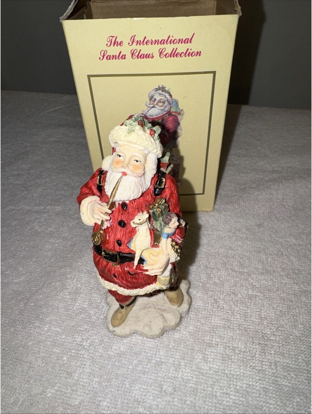 Vintage 1992 "The International Santa Claus Collection Santa Claus USA With Box